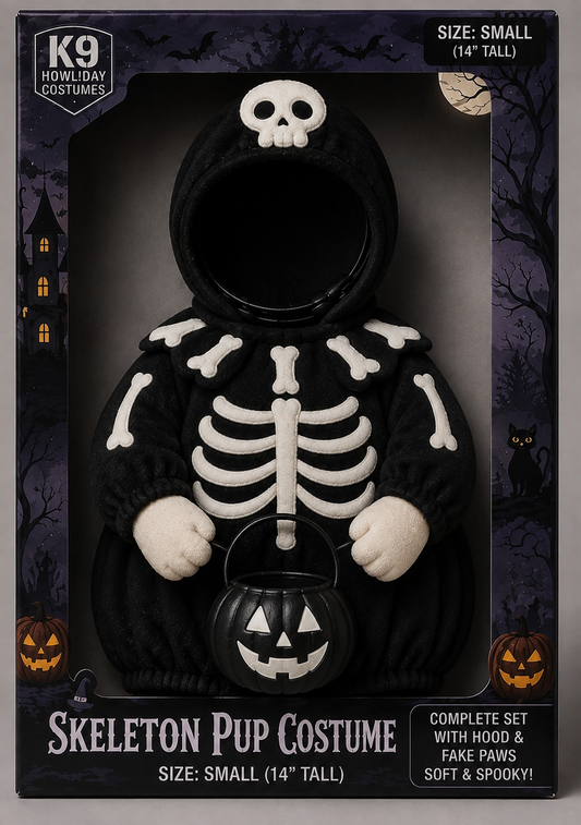Skeleton Pup Costume