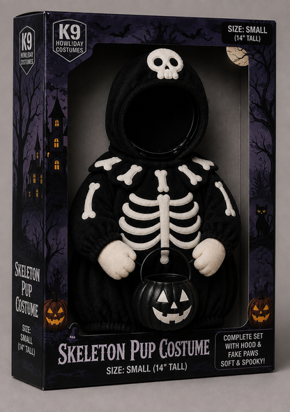 Skeleton Pup Costume